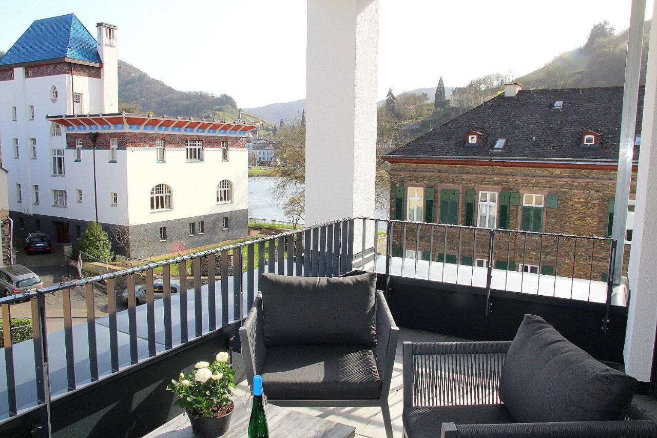 Mosel-Loggia - Luxusapartment -Terrass - Klimaanlage Traben-Trarbach Exterior foto