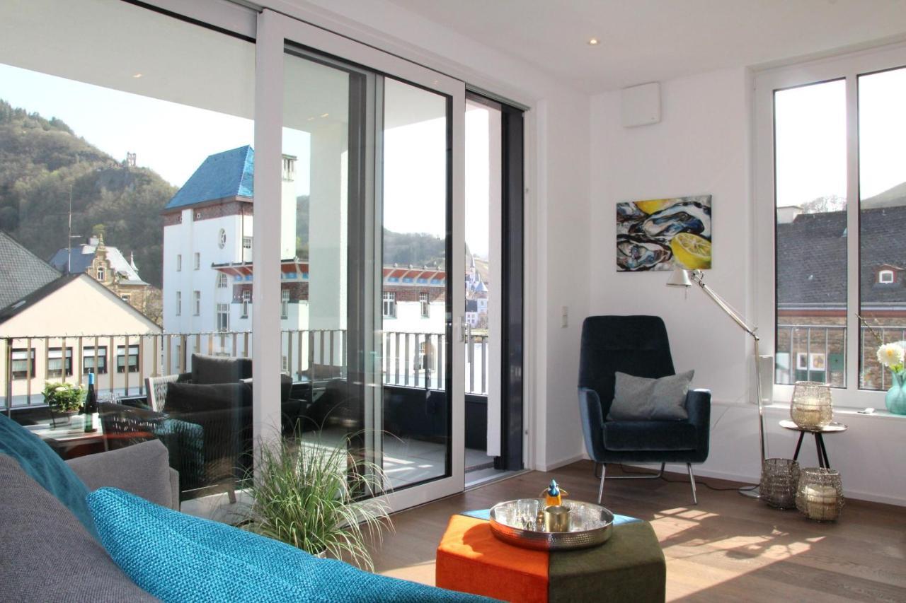 Mosel-Loggia - Luxusapartment -Terrass - Klimaanlage Traben-Trarbach Exterior foto